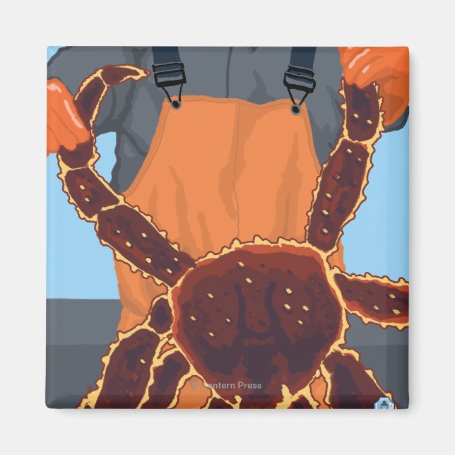 Íman Rei Caranguejo Pescador - Mercado Pike Place, Seat (Frente)