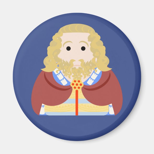 Íman Rei Eduardo II da Inglaterra (Frente)