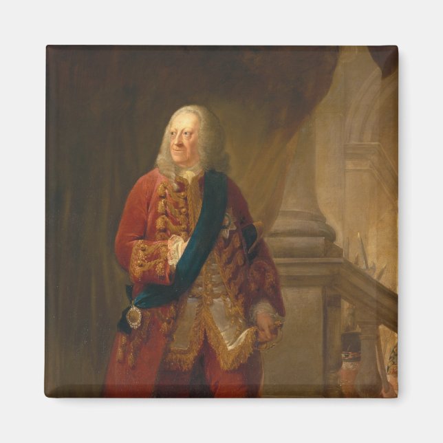 Íman Rei George II, 1759 (Frente)