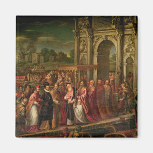 Íman Rei Henri III de France que visita Veneza