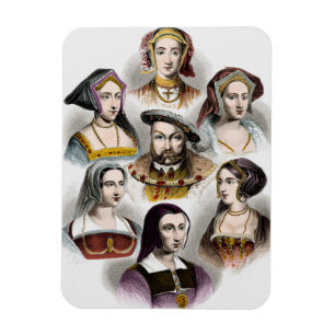Íman Rei Henry VIII de Inglaterra   suas seis esposas