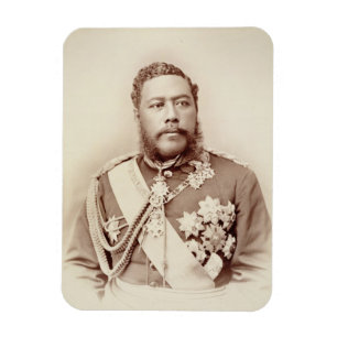 Íman Rei Kalakaua (1836-91), c19th atrasado (foto do