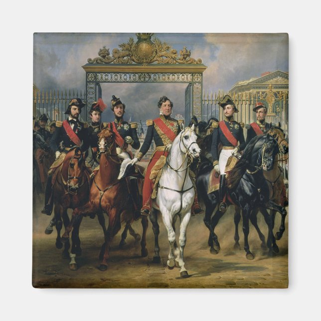 Íman Rei Louis-Philippe (1773-1850) da França e seu (Frente)