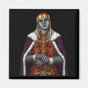 Íman Rei Máscara de Prata Baldwin Iv Máscara Dourada Ar
