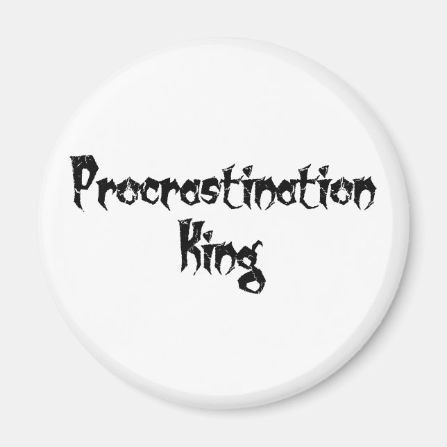 Íman Rei Procrastinado (Frente)