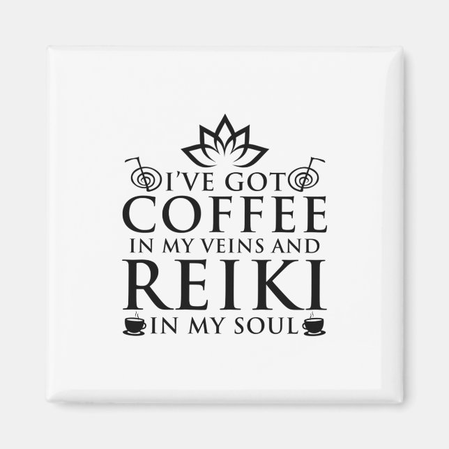 Íman Reiki & Café | Presentes de Reiki Master Esoteric  (Frente)