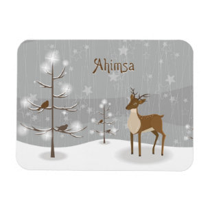Íman Reindeer de Feriado Ahimsa