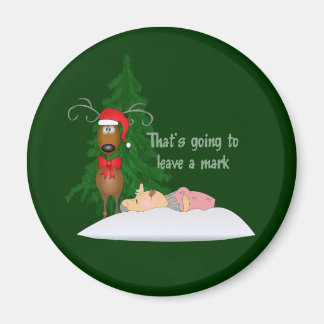 Íman Reindeer e vovó Magnet