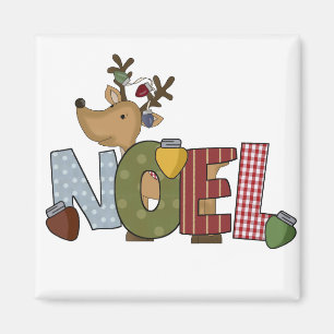 Íman Reindeer Noel Holiday Camisetas e presentes