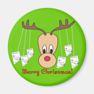 Íman Reindeer Pharmacy Felry Christmas