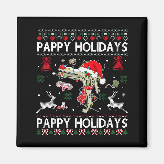 Íman Reindeer Speculum Obgyn Nurse Ugly Christmas Obste (Frente)