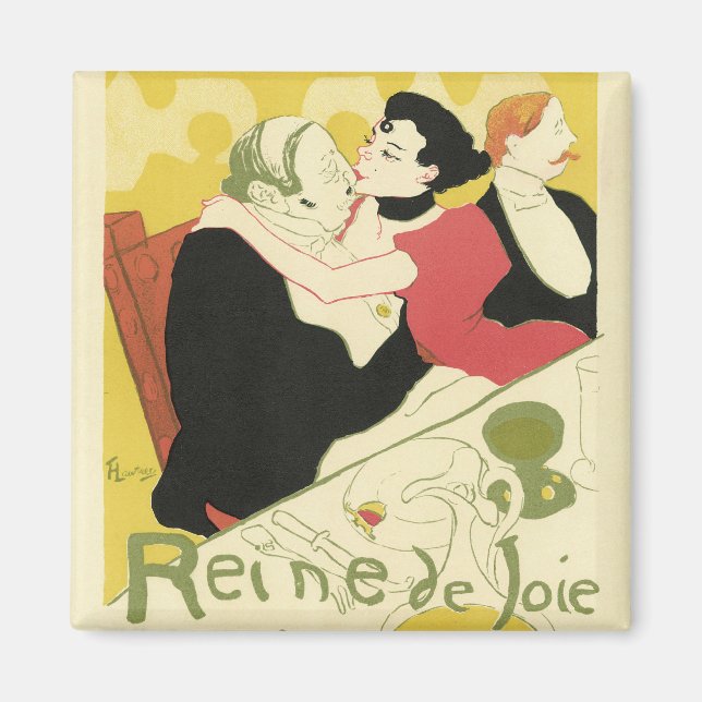 Íman Reine de Joie (Rainha do Prazer) Toulouse Lautrec (Frente)