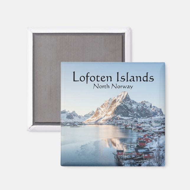 Íman Reine Lofoten Noruega (Front/Back)