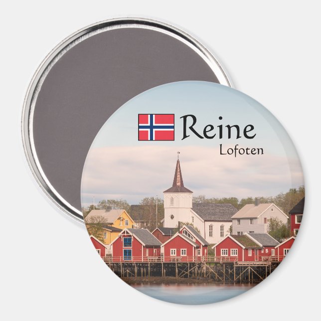 Íman Reine Lofoten Souvenir (Front/Back)