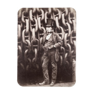 Íman Reino Brunel de Isambard, estando na frente do