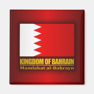 Íman Reino da bandeira de Barém