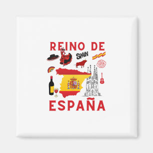Íman Reino Da Espanha Espanha Férias Lembrança Espanhol