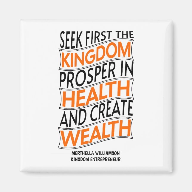 Íman Reino Empreendedor Cristão (Frente)