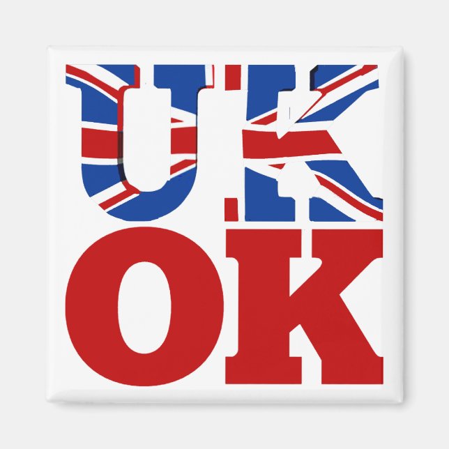 Íman Reino Unido OK! Melhor Juntos (Frente)