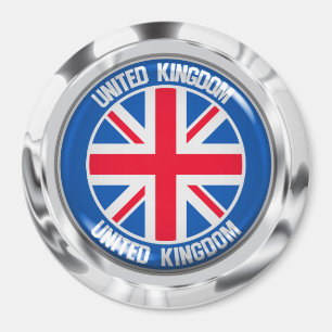Íman Reino Unido Round Emblem