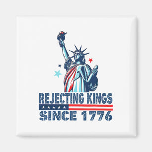 Íman Rejeitando Reis Desde 1776 Estátua Da Liberdade Us