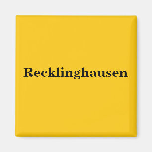 Íman Reklinghausen Magnet Schild Dourada Gleb