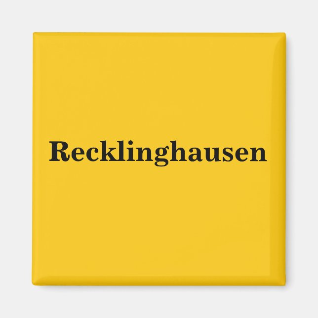 Íman Reklinghausen Magnet Schild Dourada Gleb (Frente)