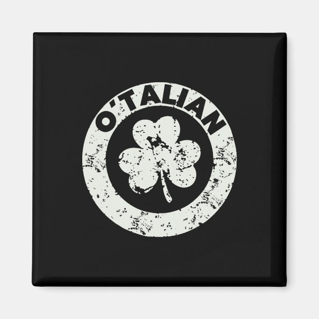 Íman Relacionamento Ítalo-Irlandês Engraçado no Dia de  (Frente)