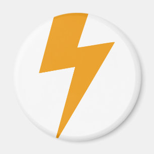 Íman Relâmpago Energia Amarelo Impresso