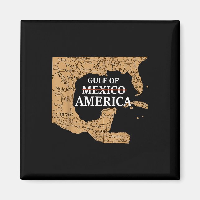Íman Relatório Do Mapa Do Golfo Dos Estados Unidos Da A (Frente)
