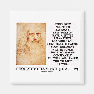 Íman Relaxamento Leonardo da Vinci Poder de Julgamento