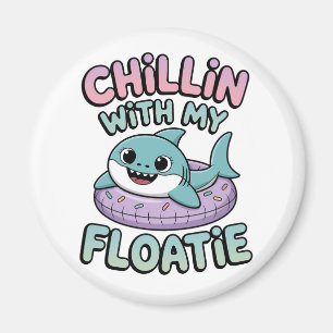Íman Relaxando com Meu Boia   Shark Baby Kids