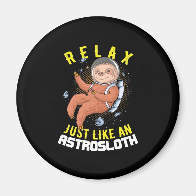 Íman Relaxe Como Uma Lama De Astronauta (Frente)