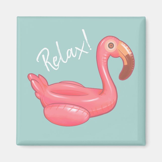 Íman Relaxe Flamingo Float (Frente)