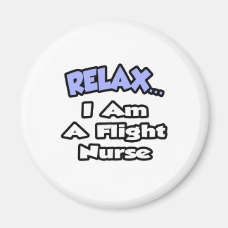 Íman Relaxe. Sou enfermeira de voo