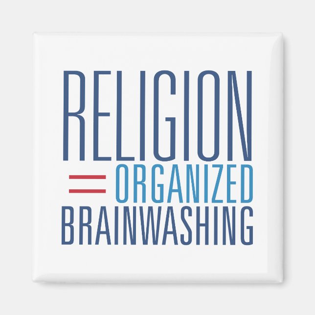Íman Religião = lavagem cerebral organizada (Frente)