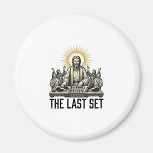 Íman Religioso Vintage DJ O Último Conjunto de Camisa D