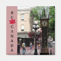 Relógio a vapor, Gastown, BC Canadá