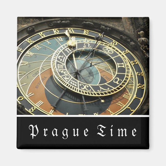 Íman Relógio Astronômico de Praga (Frente)