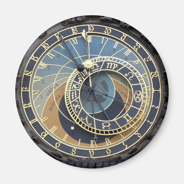 Íman Relógio Astronômico ou Praga Orloj (Frente)