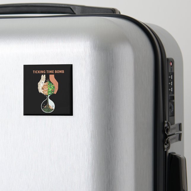 Íman Relógio de Areia da Terra Bomba-Relógio Ambiental  (In Situ (Luggage))