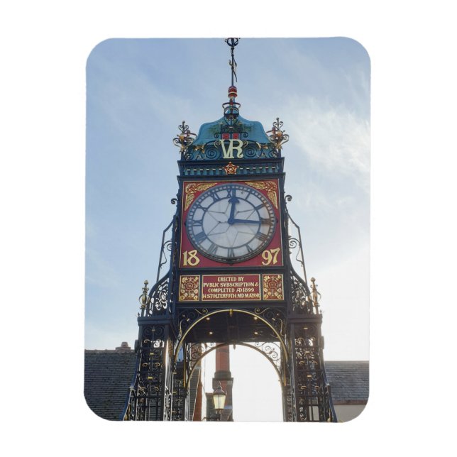 Íman Relógio de Paredes da Cidade de Chester (Vertical)
