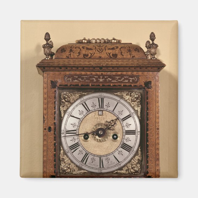 Íman relógio do suporte, c.1700 (Frente)