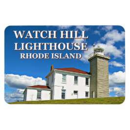 Íman Relógio Hill, Ilha Rhode Foto Magnet