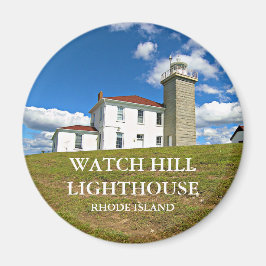 Íman Relógio Hill, Rhode Island Round Magnet