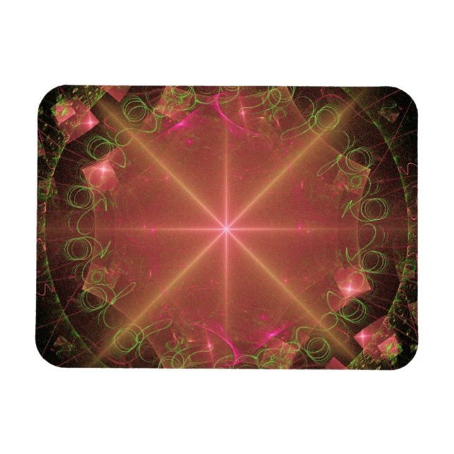 Íman Relógio Rosa Mágico (Horizontal)