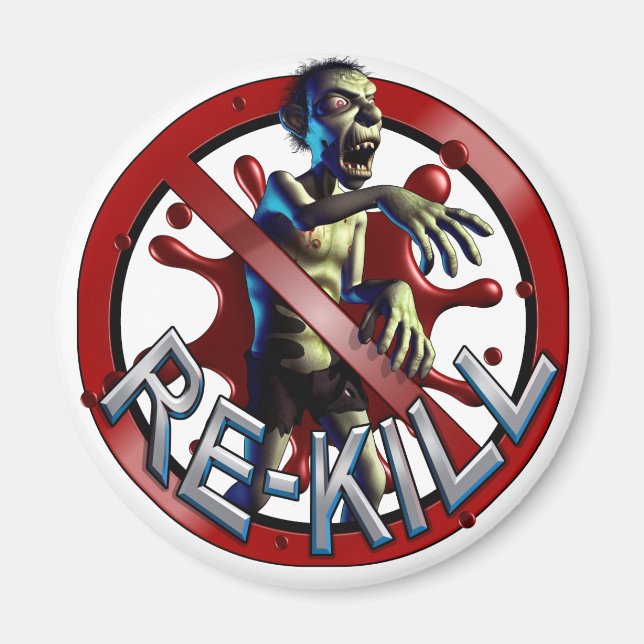 Íman ReMatares Zombie (Frente)