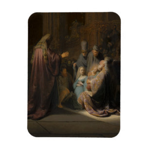 Íman Rembrandt, O Cântico de Elogios de Simeon - Belas