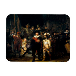 Íman Rembrandt o relógio de noite