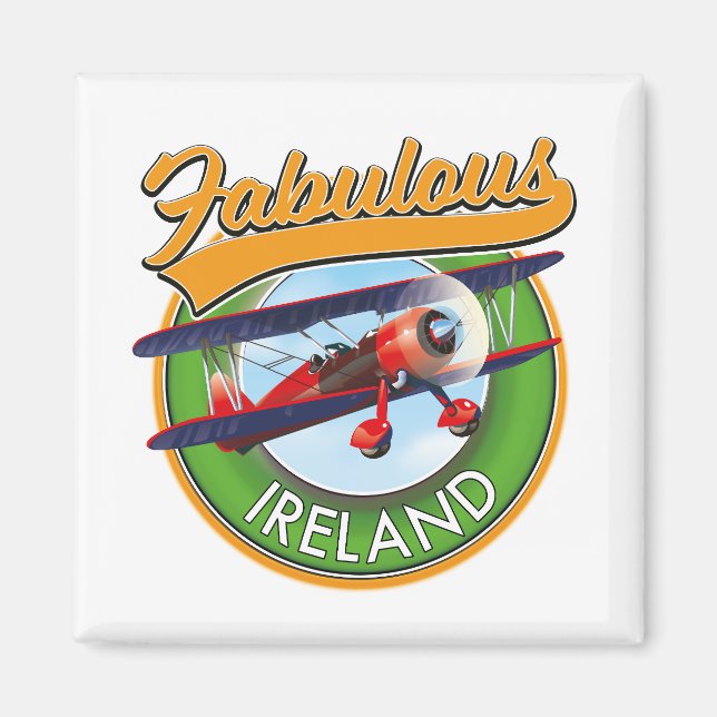 Íman remendo de viagem fabulosa Irlanda. (Frente)